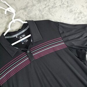 Adidas ClimaCool Golf‎ Polo Shirt Turnberry Isle Miami XL Black Short Sleeve